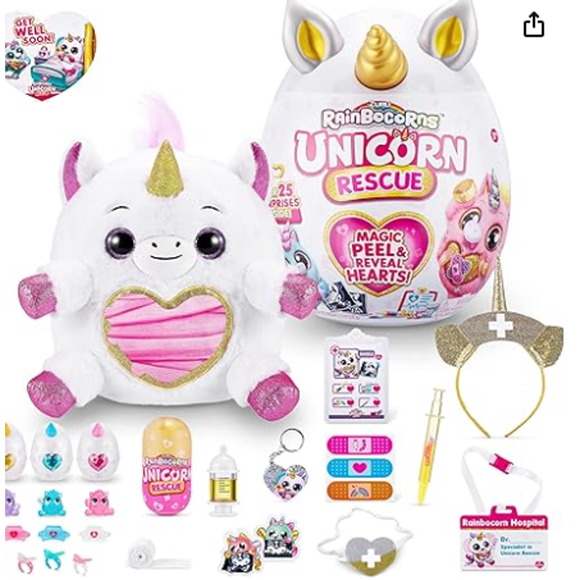 Zuru Rainbocorns Unicorn Rescue Surprise Collectible Plush Stuffed Animal New - Picture 4 of 8